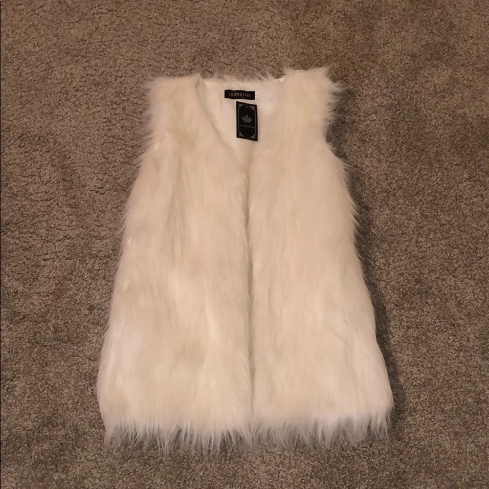 Faux fur vest